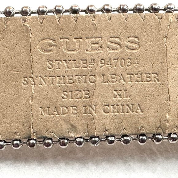 Guess Faux Leather Western Style Belt - XL - Picture 13 of 13